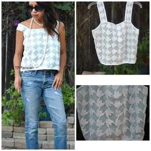 NEW Tory Burch Lexi Top (10) Lace